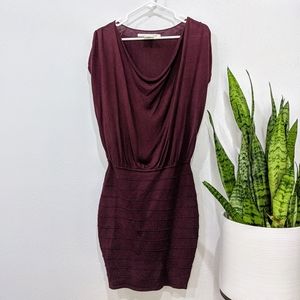 Max Studio Cowl Neck Drape Dress - M